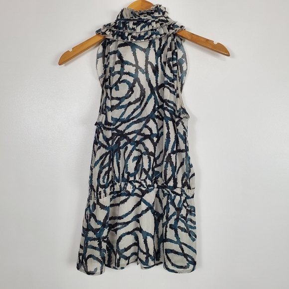 The Limited frilly button up tank, small - Picture 2 of 5